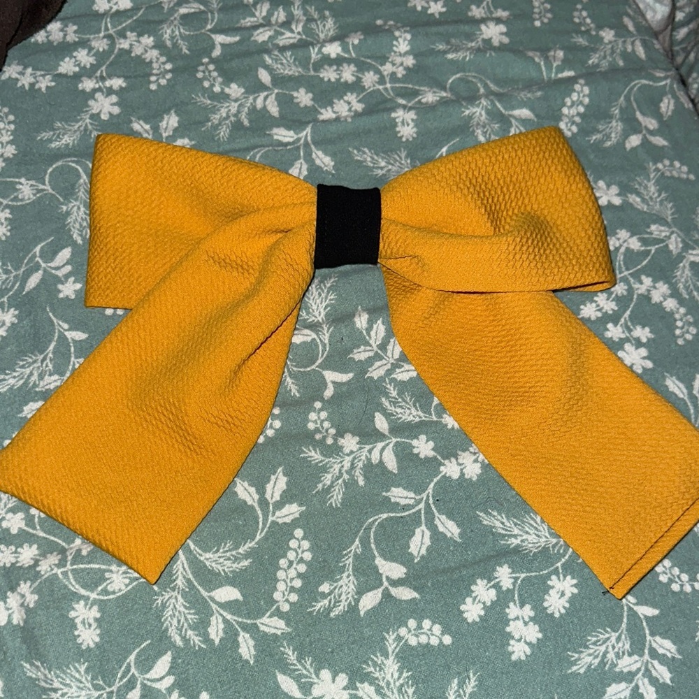 Bright Yellow Bow